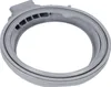 A gray rubber door seal for a washing machine. Produktbild-Vorschau