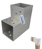 GeZu Impex Pfostenecke 2 Balken 121 x 121 mm Feuerverzinkt Produktbild-Vorschau 1