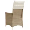 The Living Store Poltrona da giardino con cuscino 2 pz. Anteprima dell’immagine prodotto 6
