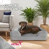 Panier pour chien orthopédique Kimba avec bordure haute - L Voir les images du produit 4