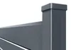 VANO 4 m H. 180 cm Grauer Lamellenzaun aus Aluminium Produktbild-Vorschau 7