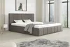 Polsterbett Doppelbett DETROIT 180x200cm Stoff Freya Grau Produktbild-Vorschau 1