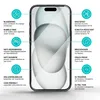 3x Schutzglas Panzerfolie Klar für iPhone 15 Anbringhilfe + Produktbild-Vorschau 6
