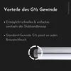 Bürstenking Stabbrause Duschkopf, wassersparend, G 1/2“ Produktbild-Vorschau 6