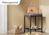 EUGAD Sitzhocker Schminkhocker, Badhocker Badezimmerhocker Produktbild-Vorschau 4