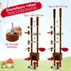 COSTWAY drapak dla kota, sufitowy, grzyb, 247-277 cm, od Podgląd zdjęcia produktu 3