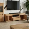 TV Lowboard 160 cm Kernbuche Massivholz-Front 1 Schublade Produktbild-Vorschau 7