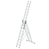 MUNK Mehrzweckleiter mit Nivello® Traverse 3x9 Sprossen Produktbild-Vorschau 2