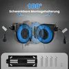 15m+2m professionelle automatische Kabelaufroller, 180° Produktbild-Vorschau 2
