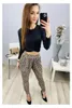 Damen Aladin-Hose Haremshose; Leo-Braun L/XL Produktbild-Vorschau 3