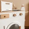 Drewniana zabawkowa pralka Mamabrum - zestaw gospodarstwa Podgląd zdjęcia produktu 10