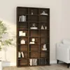 vidaXL Półka na płyty CD brązowy dąb 102x23x177,5 cm Podgląd zdjęcia produktu 7