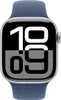 Apple Watch Series 10 GPS 42mm Argento Smartwatch Denim M/L Anteprima dell’immagine prodotto 3