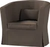 Dekoria Bezug für Ektorp Tullsta Sessel, braun, 79cm x 69cm Produktbild-Vorschau 1