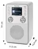 Technisat DigitRadio 317 BT, bianco Anteprima dell’immagine prodotto 8
