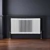 Tradičný 3-stĺpový radiátor - 600 x 1012 mm - biely Náhľad obrázku produktu 4