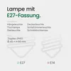 LED Lampe - E27 Sockel - 1W entspricht 10W - 4000K Produktbild-Vorschau 9