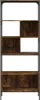 vidaXL Knihovna 5 polic kouřový dub 76x33x188,5 cm materiál Náhled obrázku produktu 5
