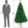 Weihnachtsbaum Kunstbaum Tannenbaum 180cm mit ca.650 Produktbild-Vorschau 3