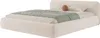 FEDVE Polsterbett Taftan aus Bouclé-Stoff 180x200 cm, Weiß Produktbild-Vorschau 7