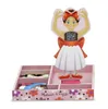 Bambola magnetica in legno da vestire - Ballerina Nina Anteprima dell’immagine prodotto 2