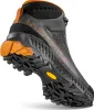 Wanderschuh "Stream GTX" von La Sportiva; schwarz mit orangefarbenen Akzenten und rutschfester Sohle. Podgląd zdjęcia produktu