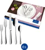 A product box for Villeroy & Boch Oscar cutlery set, with cutlery laid out in front of it. Náhled obrázku produktu