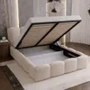 Doppelbett 160x200 Zenna - dickem Schaumstoff, Bett mit Produktbild-Vorschau 3