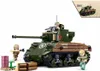 Sluban Army WW2 M38-B1110 Czołg bojowy M4A3 Sherman Podgląd zdjęcia produktu 6