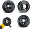 Schuurdisc 125 mm, 3-delig, voor houtbewerking, zwart Productafbeelding-voorbeeld 2