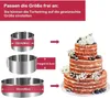Verstellbarer Tortenring aus verdicktem 304-Edelstahl mit Produktbild-Vorschau 5
