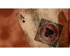 A close-up of an aged playing card, an Ace of Spades, with a vintage aesthetic. Produktbild-Vorschau