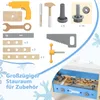 GOPLUS Werkzeugbank Kinder, Spielwerkbank mit Werkzeugregal Produktbild-Vorschau 9