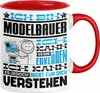 Modelbauer Geschenk Kaffee-Tasse Geschenkidee für Produktbild-Vorschau 1