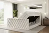 ALTDECOR Boxspringbett mit Fußteil, 2 Matratzen und Topper Produktbild-Vorschau 3