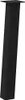 A single black table leg is shown against a white background. Voir les images du produit