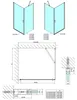 Polysan ZOOM Eckige Duschkabine 1000x1000mm, L/R Variante Produktbild-Vorschau 9