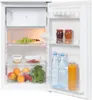 The interior of an open refrigerator filled with food items. Produktbild-Vorschau
