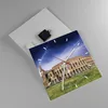 Wanduhr - Quadrat - Glasuhr - Italien Architektur Kolosseum Produktbild-Vorschau 2