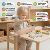Dřevěná montessori skládačka, hračka na rozvoj motoriky pro Náhled obrázku produktu 2