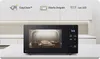 LG MH7032JAS Schwarz Mikrowelle mit Grill Flache Oberfläche Produktbild-Vorschau 3