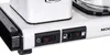 A close-up view of the control panel of a white coffee maker. Produktbild-Vorschau