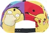 A close-up view of the back of a colorful snapback cap with Pokémon characters printed on it. Anteprima dell’immagine prodotto
