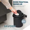 bremermann Savona cestino per bagno con coperchio Anteprima dell’immagine prodotto 5