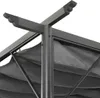 vidaXL Pergola avec toit extensible Anthracite 3x3 m Acier Voir les images du produit 2