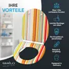 WC sedátko SANILO® s pomalým sklápěním a rychloupínáním Náhled obrázku produktu 2