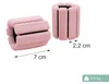Relaxdays Gewichtsmanschetten, set van 2, 1 kg, voor voet- Productafbeelding-voorbeeld 4