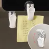 INF Kleiderbügel mit Saugnapf-Clips, 4er-Pack Weiß Produktbild-Vorschau 4