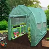 Polytunnel mit Folie und Regale Gewächshaus Treibhaus Produktbild-Vorschau 2