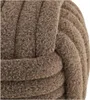 Pouf Mette braun, 48 cm breit, 43 cm hoch, 48 cm tief Produktbild-Vorschau 3